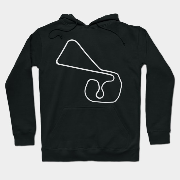 Sachsenring [outline] Hoodie by sednoid